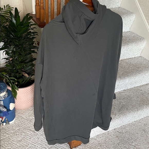 Eileen Fisher Organic Cotton French Terry Hooded Jacket - Picture 8 of 14